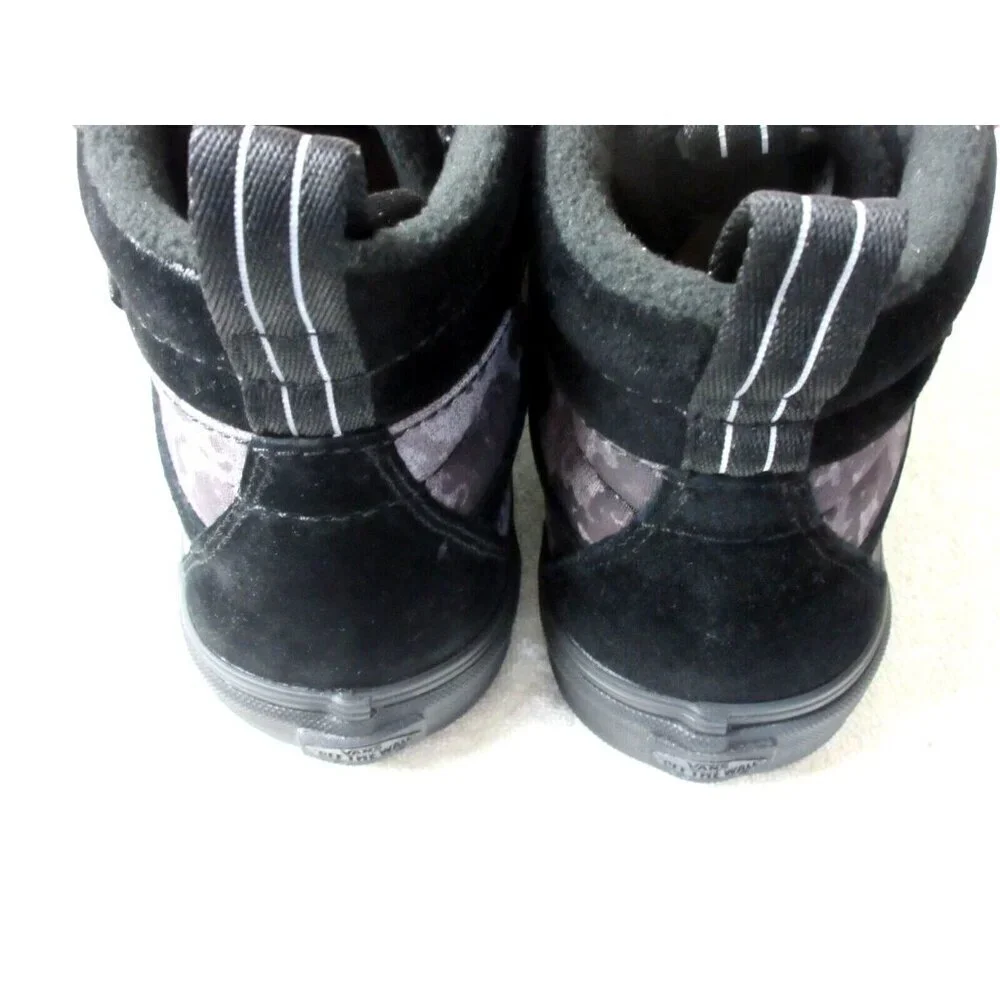 Vans Women's Sk8-Hi MTE-2 All Weather Boots Black Grey Camouflage Size 8.5 NIB
